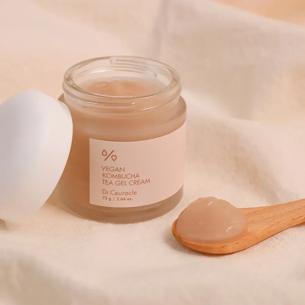 Dr.Ceuracle Vegan Kombucha Tea Gel Cream  Веганський крем-гель з екстрактом комбучі