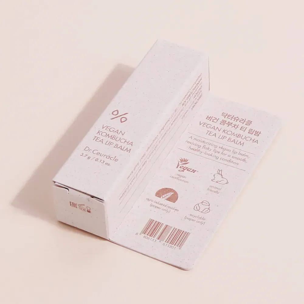 Dr.Ceuracle Vegan Kombucha Tea Lip Balm Зволожуючий бальзам для губ з екстрактом комбучи