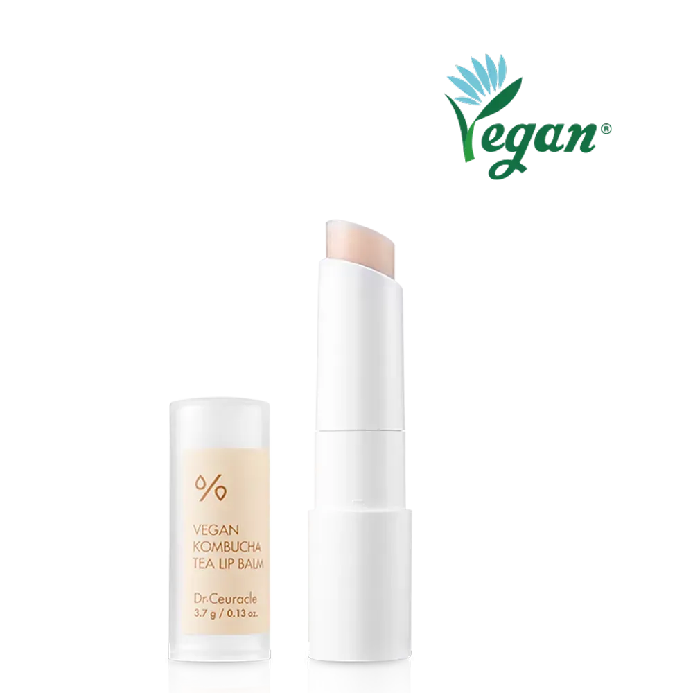 Dr.Ceuracle Vegan Kombucha Tea Lip Balm Зволожуючий бальзам для губ з екстрактом комбучи