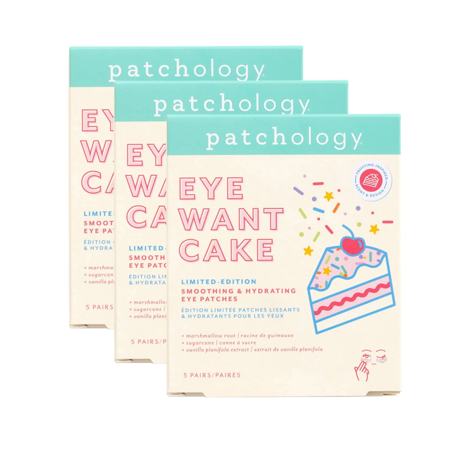 Patchology Eye Want Cake Limited Edition — Разглаживающие и увлажняющие патчи для глаз 5 пар