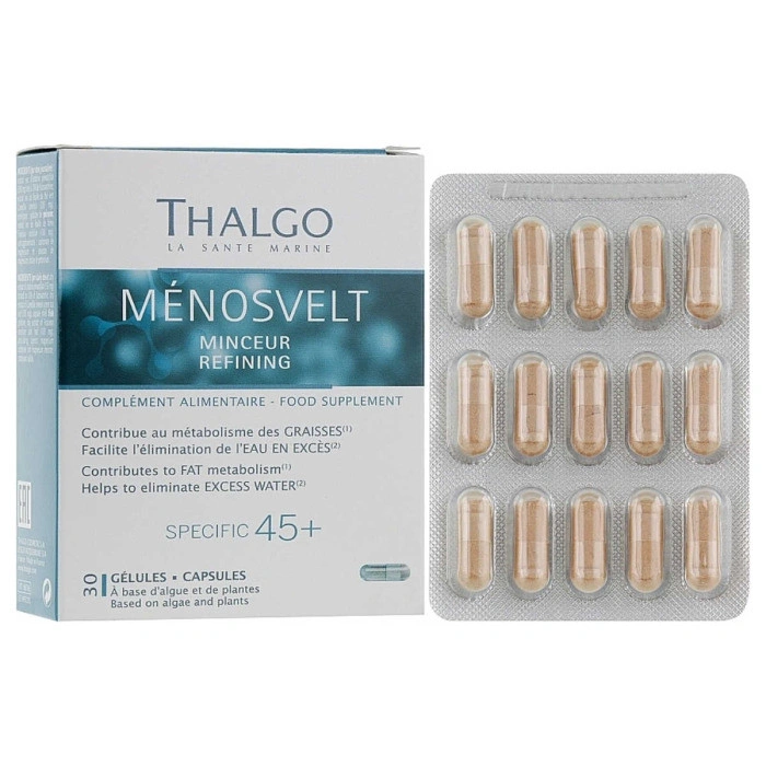 Thalgo Menosvelt 45+, менопохудение, 30 капсул