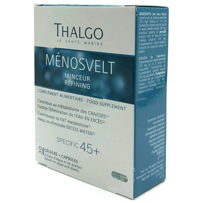 Thalgo Menosvelt 45+, менопохудение, 30 капсул