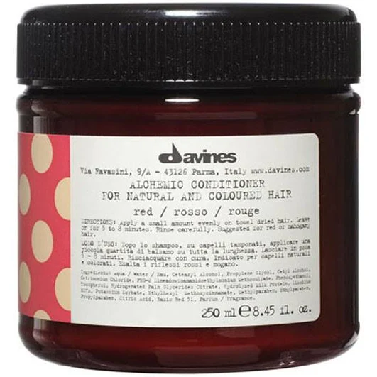 Davines ALCHEMIC кондицiонер з прямими пігментами для підсилення кольору волосся червоний 250 мл
