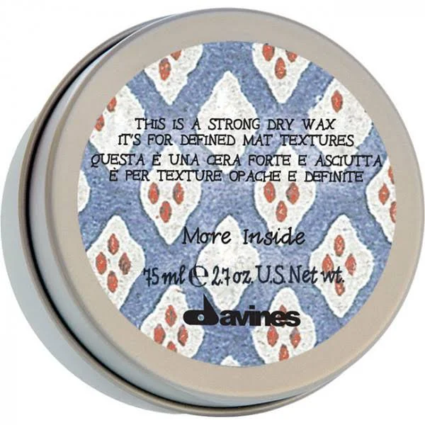 Davines MI STRONG DRY WAX Сухий віск сильної фіксації для текстурних матових акцентів 75 мл