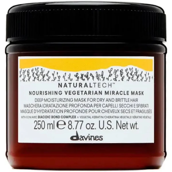 Davines NOURISHING VEGETARIAN MIRACLE MASK, Живильна маска "Вегетаріанське диво", 60 мл