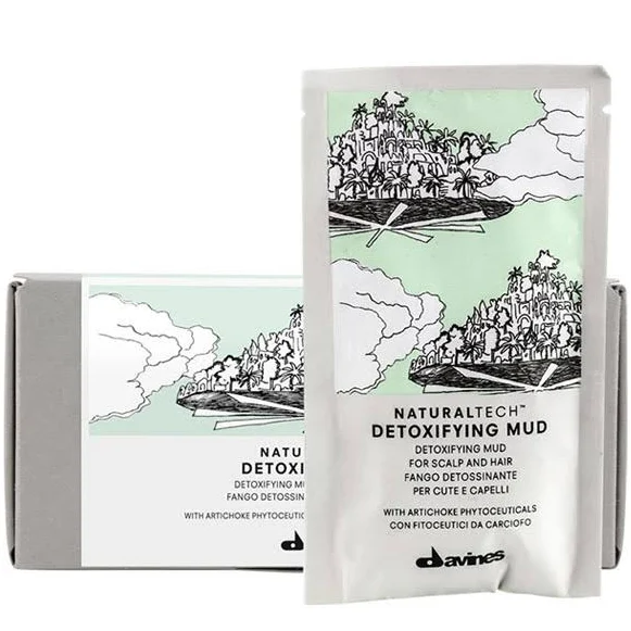 Davines DETOXIFYING детокс грязь глибокого очищення та регенрації шкіри голови та волосся 6*50 мл