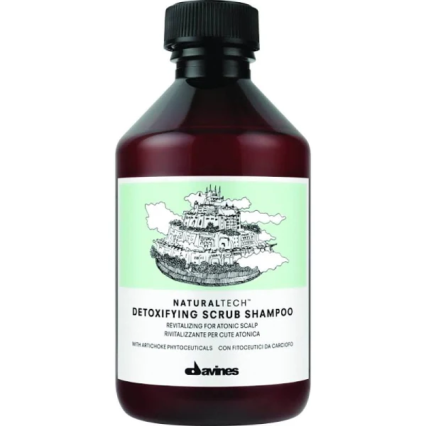 Davines DETOXIFYING детокс шампунь-скраб для атониічної шкіри голови 100 мл