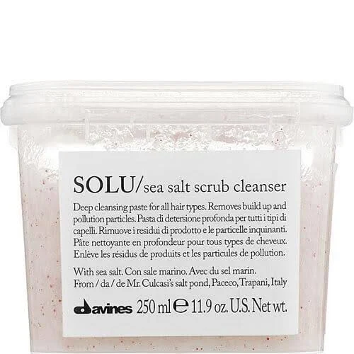 Davines SOLU очищаюча паста-скраб з морською сіллю  75 мл