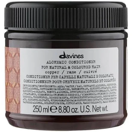 Davines ALCHEMIC, кондиціонер з прямими пігментами для підсилення кольору волосся мідний, 250мл
