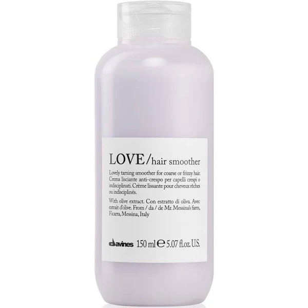 DAVINES LOVE HAIR SMOOTHER - КРЕМ ДЛЯ РОЗГЛАДЖЕННЯ ХВИЛЯСТОГО ВОЛОССЯ З ЕФЕКТОМ «АНТИФРИЗ», ЩО НЕ ПОТРЕБУЄ ЗМИВАННЯ, 150 МЛ