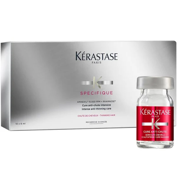 Kerastase Specifique Cure Aminexil  інтенсивний засіб з амінексилом проти випадіння волосся, 10 х 6 мл