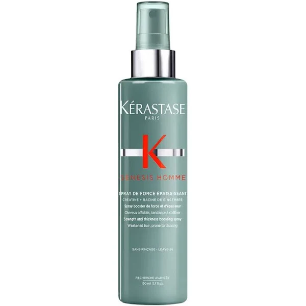 Kerastase Genesis Homme Spray de Force Epaississant Спрей-бустер для зміцнення  тонкого волосся чоловіків 150 мл