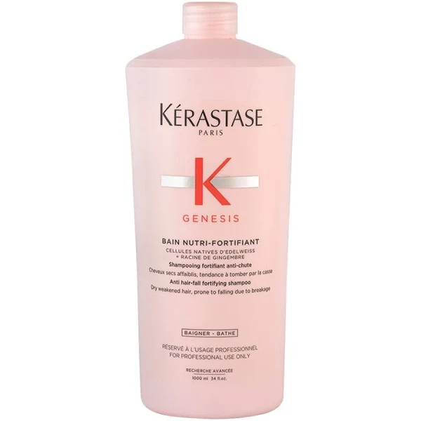 Kerastase Genesis Bain Nutri-Frotifiant - Зволожуючий шампунь проти випадіння для сухого волосся 1000 мл