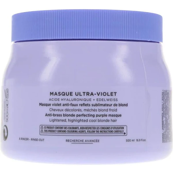 Kerastase Blond Absolu Masque Ultra Violet Маска для живлення і нейтралізації небажаного відтінку 500 мл