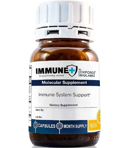 Oxford Biolabs IMMUNE+ Молекулярна (дієтична) добавка для підтримання імунітету 90 капсул (47 г)