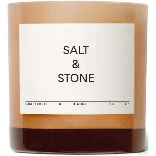 SALT STONE Candle Grapefruit & Hinoki, Соєва свічка з ароматом грейфрута та кипарису, 240 г