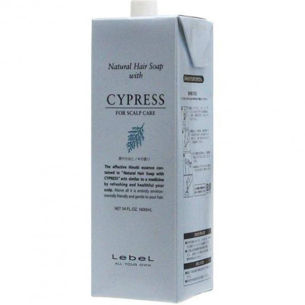 Lebel CYPRESS Шампунь Кипарис, для догляду за чутливою шкірою голови 1600 мл