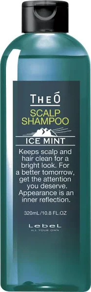 Lebel THEO SCALP SHAMPOO ICE MINT Шампунь для мужчин, очищает волосы и кожу головы 320 мл