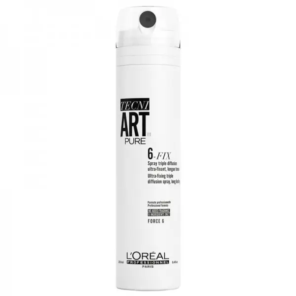 Loreal Tecni.Art Tecni. Art Pure 6-Fix Spray Спрей для ультрасильної фіксації 250 мл