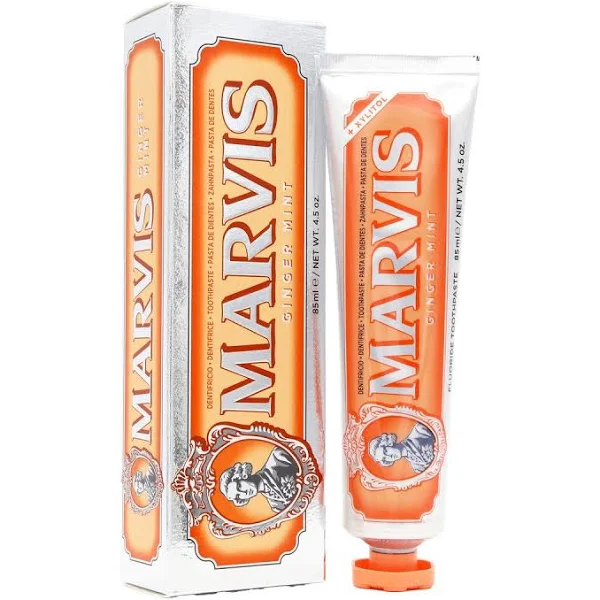 Marvis Ginger Mint + Xylitol Зубная паста с Ксилітолом «Імбир-М'ята»  85 мл