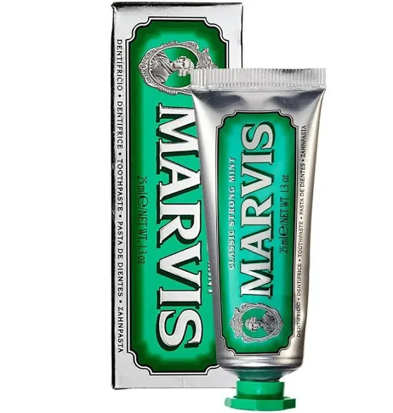 Marvis Classic Strong Mint + Xylitol Зубна Паста Класична «Інтенсивна М'ята» 25 мл