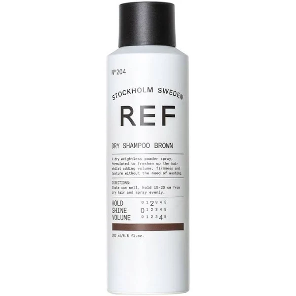 REF Dry Shampoo Brown, Сухий шампунь для русявого волося, 200 мл