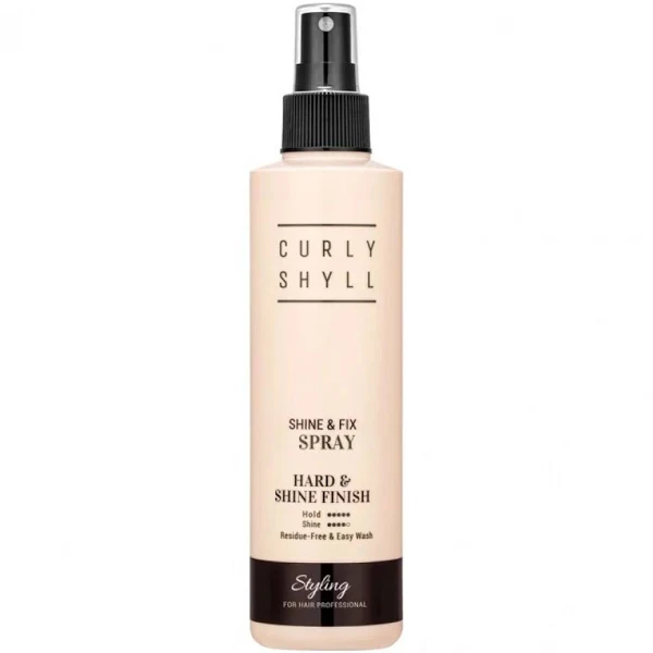 CURLYSHYLL Shine & Fix Spray, Фіксуючий спрей для волосся, 240 мл