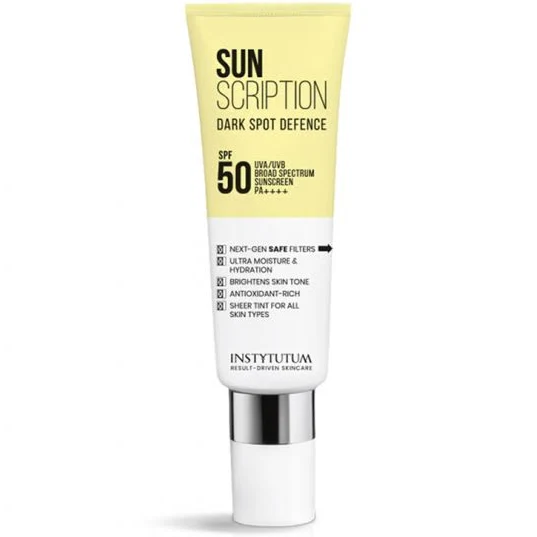 INSTYTUTUM Sunscription Dark Spot Defence SPF 50 - Сонцезахисний крем з освітлюючим ефектом 50 мл