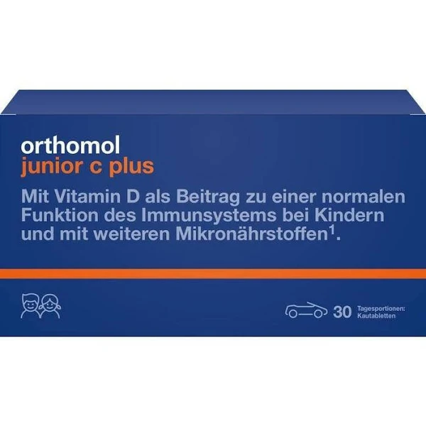 Orthomol Junior Вітаміни та мінерали жувальні машинки 30 днів (orange)