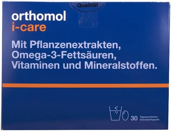 Orthomol I-Care Вітаміни та мінерали (для профілактики та лікування вірусних та інфекційних захворювань) гранули + капсули №30