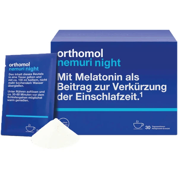 Orthomol Nemuri nigth Вітаміни та мінерали для здорового сну 30 днів