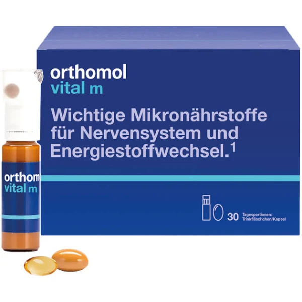 Orthomol Vital M Витамины и минералы, капсулы для мужчин 30 дней