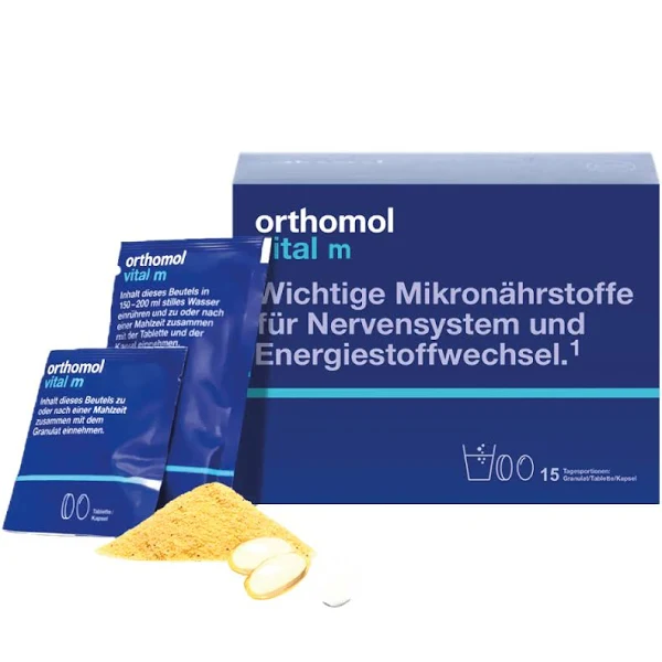 Orthomol Vital M Витамины и минералы для мужчин гран. 15 дней