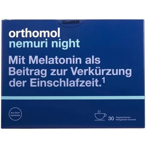 Orthomol Nemuri night Direktgranulat для здорового сну 30 днів