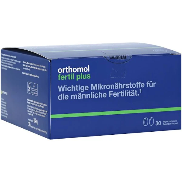 Orthomol Fertil plus Вітаміни, капсули для чоловіків у період планування вагітності 30 днів