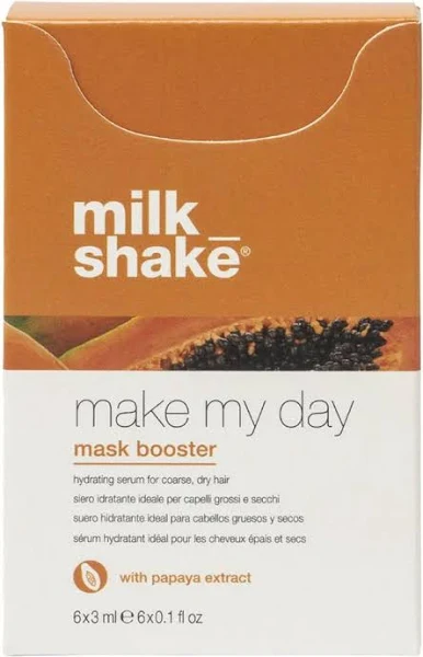 Milk Shake Make My Day Mask Booster Papaya Увлажняющая сыроватка с экстрактом папаи 6х3 мл