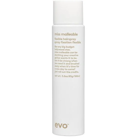evo Miss Malleable Flexible Hairspray [міс покірність] Лак рухомої фіксації 100 мл