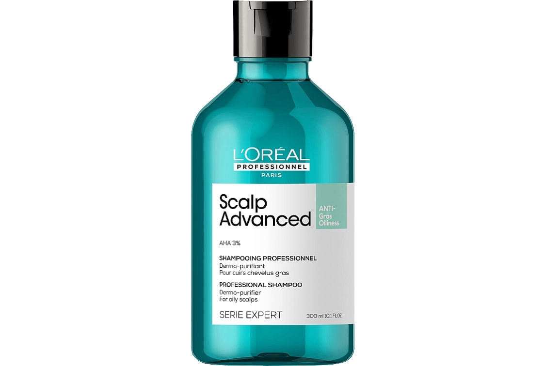 Loreal Scalp Advanced Anti-Oiliness Shampoo очищающий шампунь для склонных к жирности волос 300 мл - фото 1