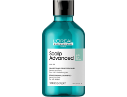 Loreal Scalp Advanced Anti-Oiliness Shampoo очищающий шампунь для склонных к жирности волос 300 мл - фото 1