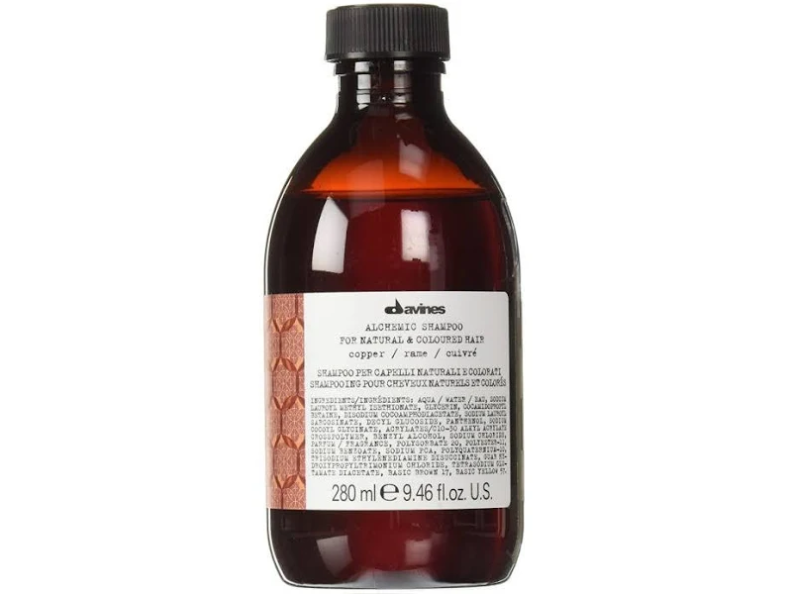 Davines ALCHEMIC, шампунь с прямыми пигментами для усиления цвета волос медный, 280мл