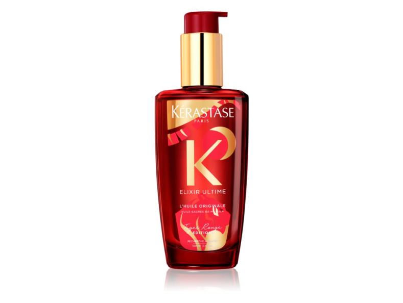 Kerastase Elixir Ultime Tiger Rouge - Классическое масло для тусклых волос, лимитированная серия, 100 мл