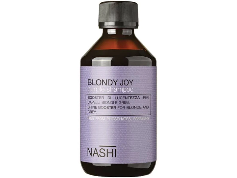 Nashi Argan BLONDY JOY Purple Shampoo, Шампунь против желтизны волос, 250 мл