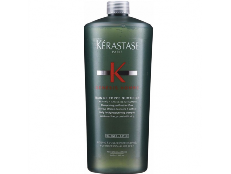 Kerastase Genesis Homme Bain de Force Quotidien | Щоденний очищувальний шампунь для ослабленого тонкого волосся