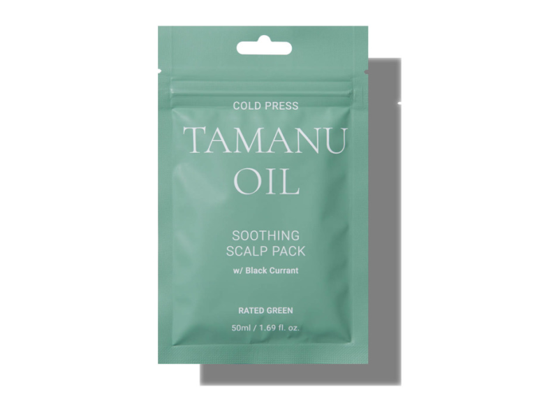 RATED GREEN REAL TAMANU OIL SOOTHING SCALP PACK W/ BLACK CURRANT Успокаивающая маска с маслом тамана 50 мл