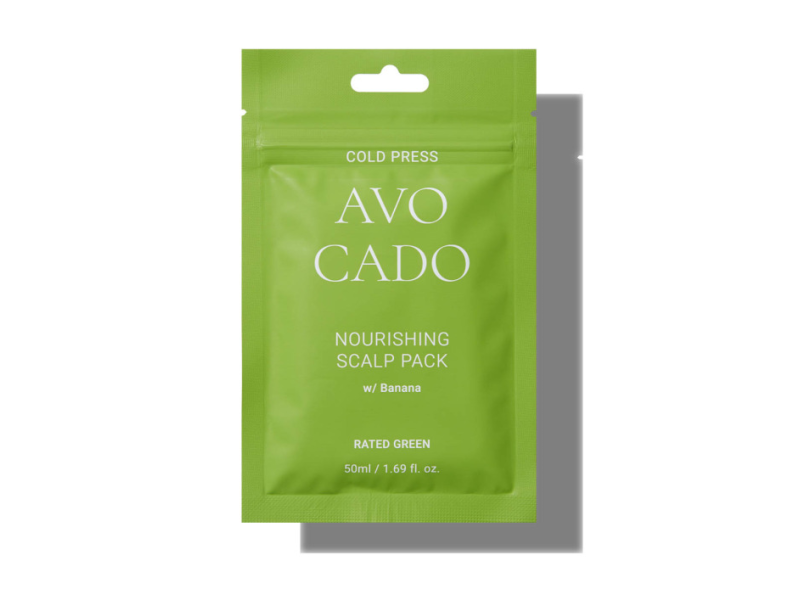 RATED GREEN REAL AVOCADO NOURISHING SCALP PACK W/ BANANA, Питательная маска из авокадо, 50 мл