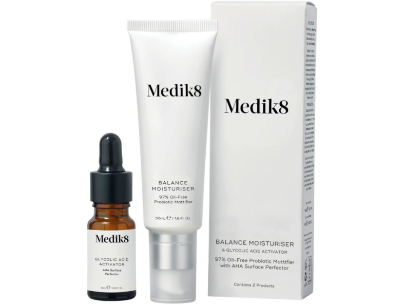 Medik8 Balance Moisturiser with Glycolic Acid Activator, увлажняющий крем для проблемной кожи, 50 мл