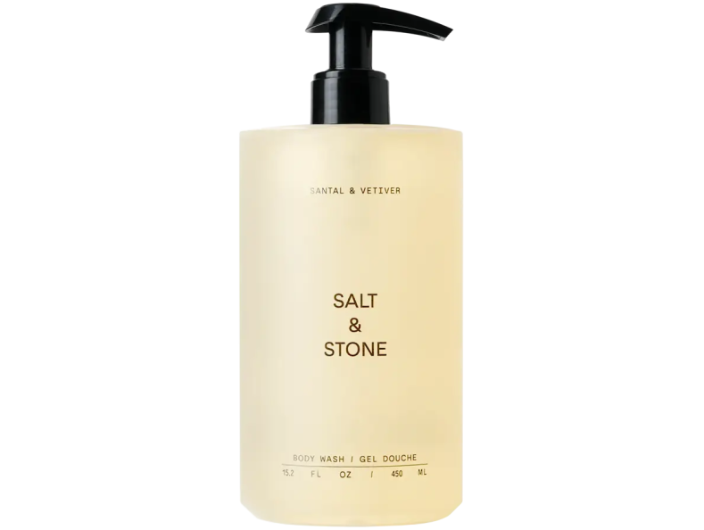 SALT STONE Body Wash Santal & Vetiver, Гель для душа с ароматом сандалового дерева и ветивера, 450 мл