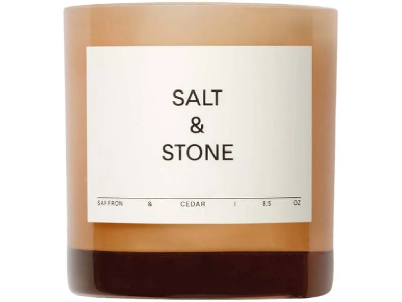 SALT STONE Candle Saffron & Cedar Соєва свічка з ароматом шафрану та кедру  240 г