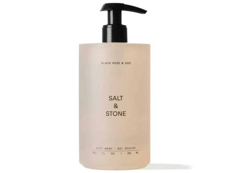 SALT STONE Body Wash Stone Body Wash Black Rose, гель для душа з ароматом чорної троянди та уда, 450 мл