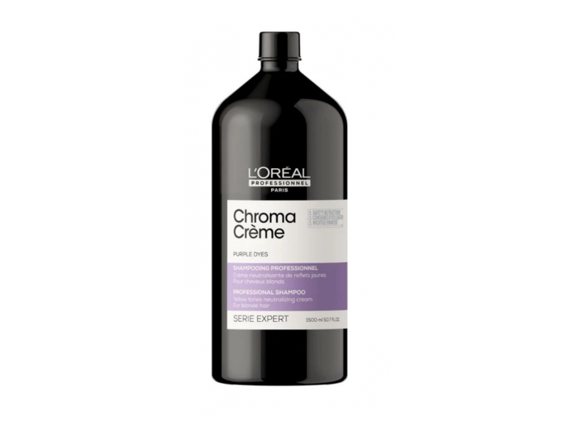 Loreal Serie Expert  Chroma Creme Purple Dyes Крем-шампунь для волосся з фіолетовим пігментом 1500 мл